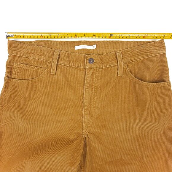 NEW Levis 94 Baggy Dad Jeans High Rise Vintage Tan Corduroy Womens Plus 32 x 31 - Picture 3 of 9